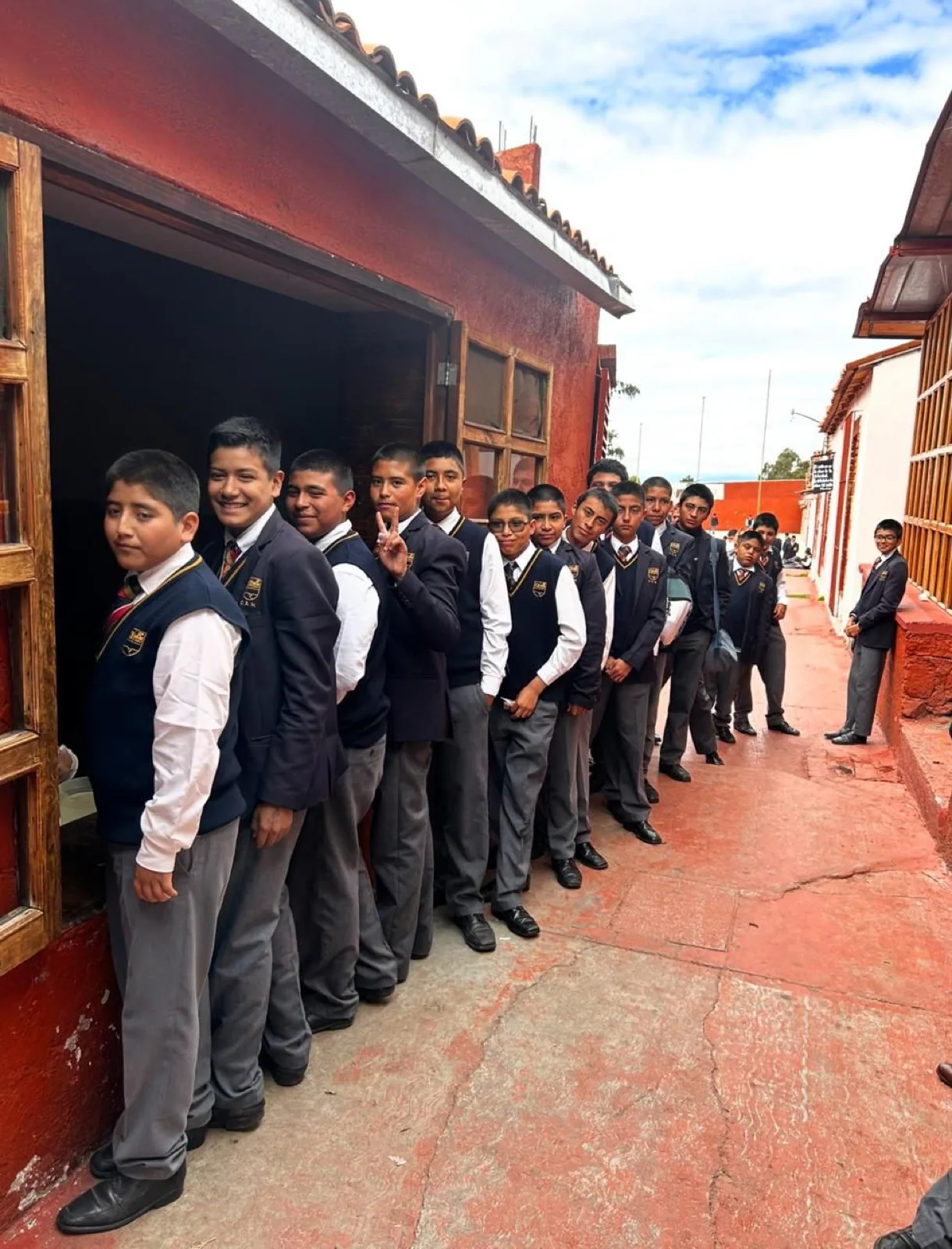 Alumnos del Centro Escolar Mimiahuapan