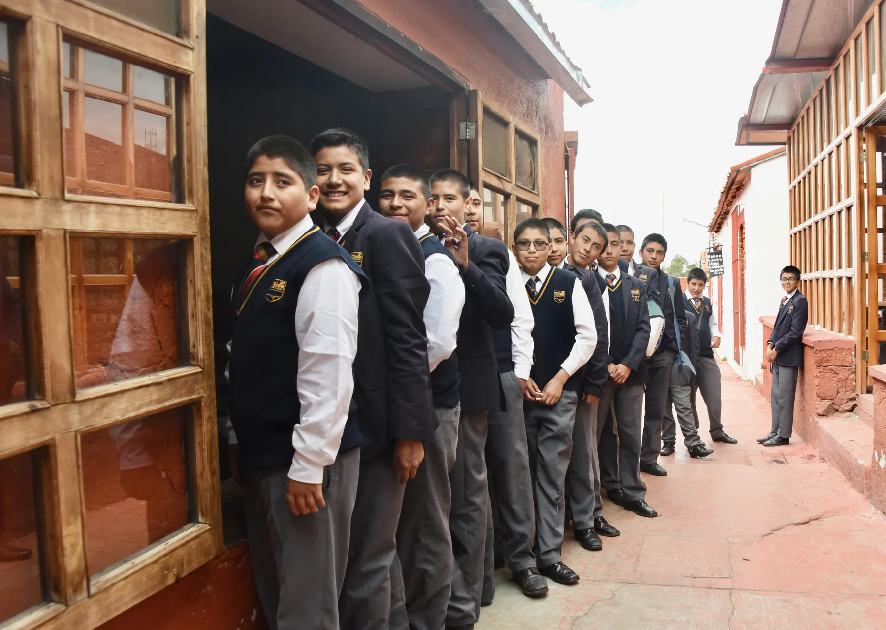Alumnos del Centro Escolar Mimiahuapan