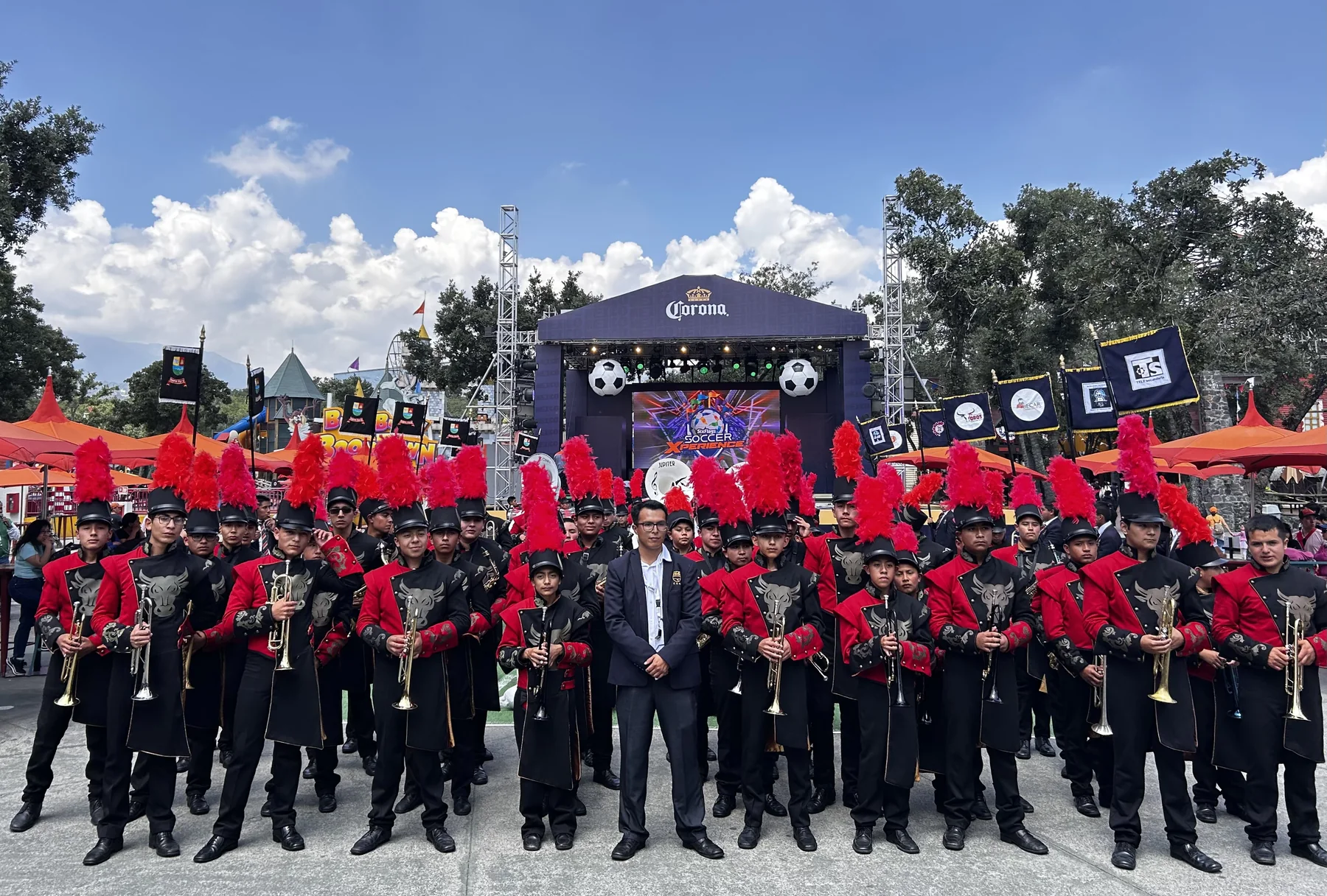 Toros Marching Band durante una presentación