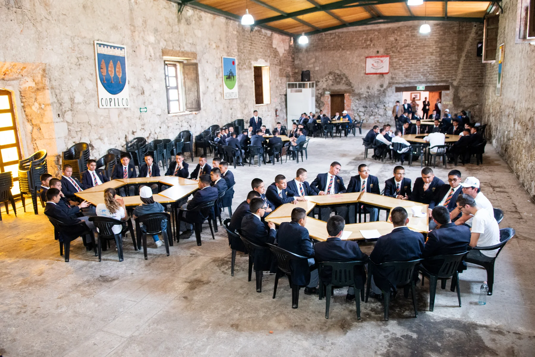 Alumnos del Centro Escolar Mimiahuapan
